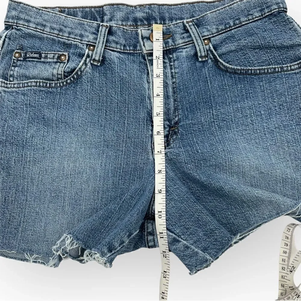 Lee Riders Vintage High-rise‎ Cut Off Jean Shorts In Blue Women’s Size 30